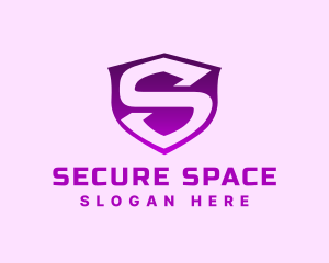 Safety Security Shield Letter S logo design