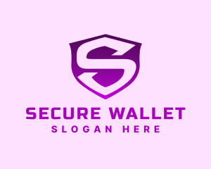 Safety Security Shield Letter S logo design