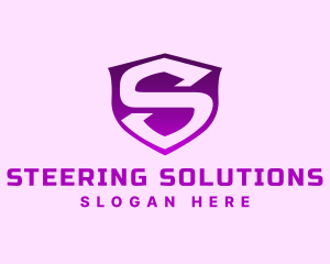 Safety Security Shield Letter S logo design