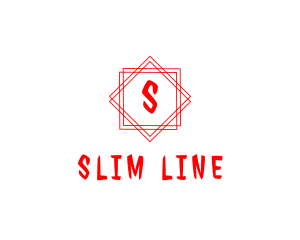 Geometric Line Interior Design logo design