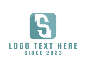 Technology Startup Letter S logo