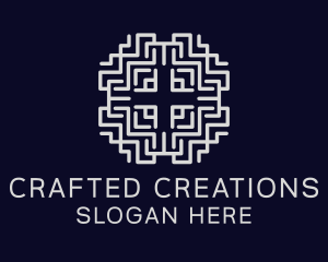 Intricate Textile Decor logo design