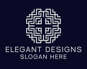 Intricate Textile Decor logo design