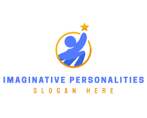 Leader Person Volunteer logo design