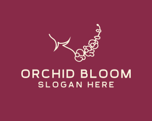 Orchid Branch Leaf logo