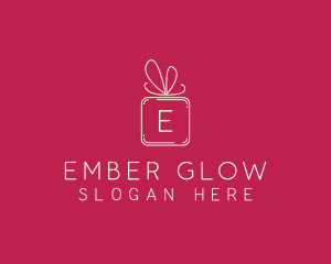 Holiday Gift Ribbon Logo