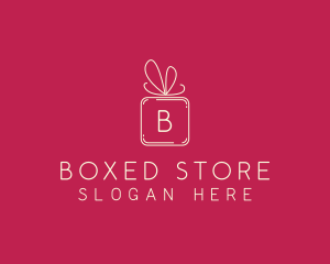 Holiday Gift Ribbon logo design