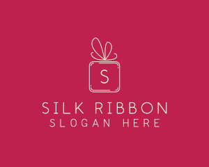 Holiday Gift Ribbon logo design