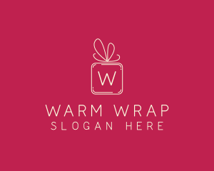 Holiday Gift Ribbon logo design