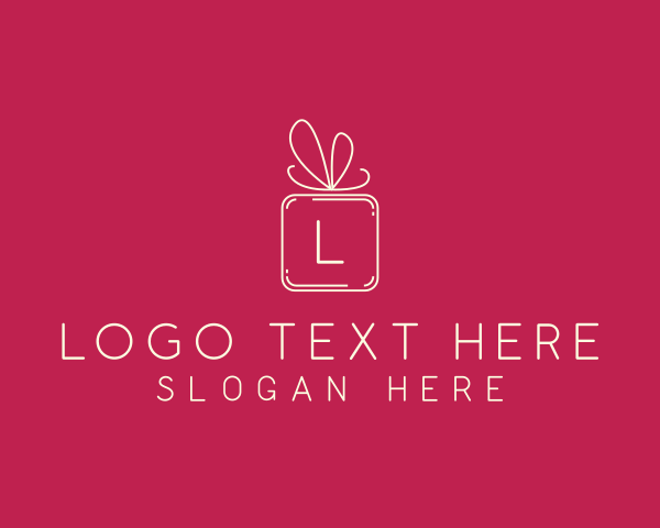Gift Wrapping logo example 1