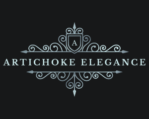 Deluxe Elegant Premium Shield logo design