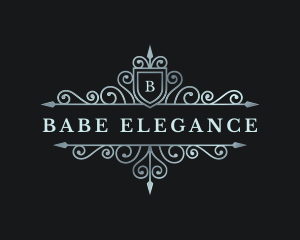 Deluxe Elegant Premium Shield logo design