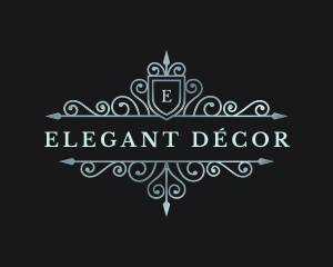 Deluxe Elegant Premium Shield logo design