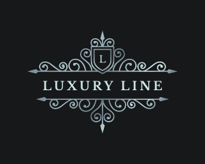 Deluxe Elegant Premium Shield logo design