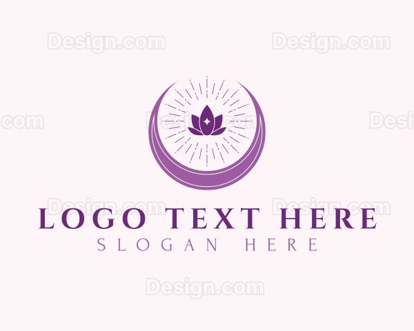 Lotus Flower Moon Logo