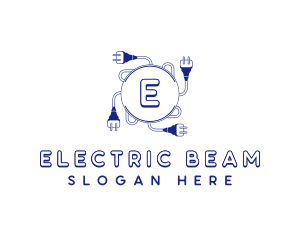 Electrical Cable Plug logo design