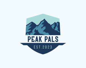 Peak Mountain Adventure logo design