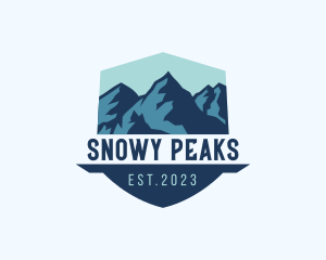 Peak Mountain Adventure logo design