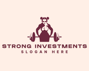 Strong Feminine Bodybuilder  logo