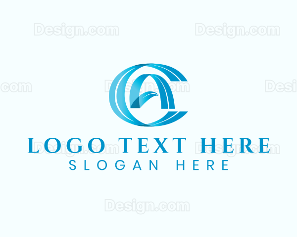 Marketing Media Ribbon Logo