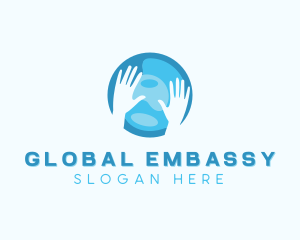 Humanitarian Global Charity logo design