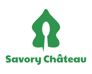 Salad Spoon Tree logo design