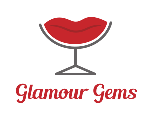 Red Lips logo design