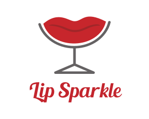 Red Lips logo design