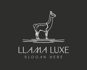 Minimalist Abstract Llama logo