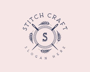 Seamstress Needle Stitch logo