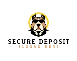 Pit Bull Security Dog logo design