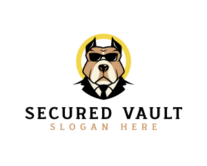 Pit Bull Security Dog logo design