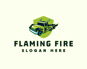 Flaming Truck Wheels logo