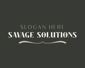 Deluxe Elegant Business Logo