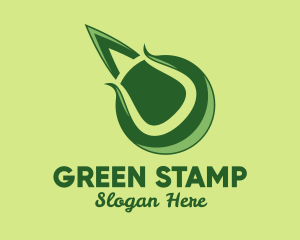 Fast Green Tennis Ball  logo design