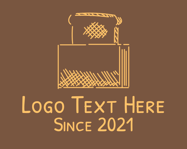 Toaster logo example 3