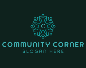 People Community Charity logo design