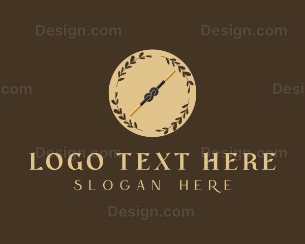 Magic Knot Wreath Logo