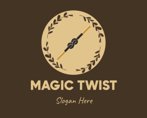 Magic Knot Wreath logo design