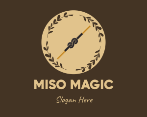 Magic Knot Wreath logo design