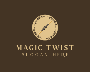 Magic Knot Wreath logo design