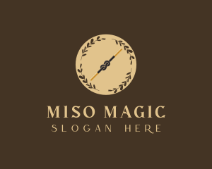 Magic Knot Wreath logo design