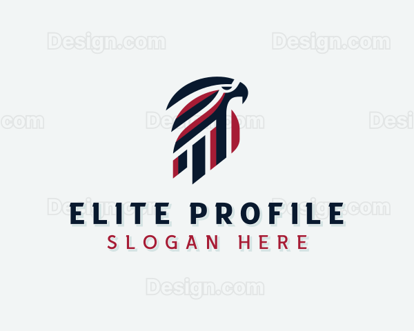 Eagle Patriotic Bird Logo