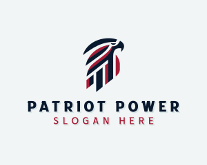 Eagle Patriotic Bird logo design