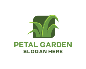 Green Grass Lawn logo design