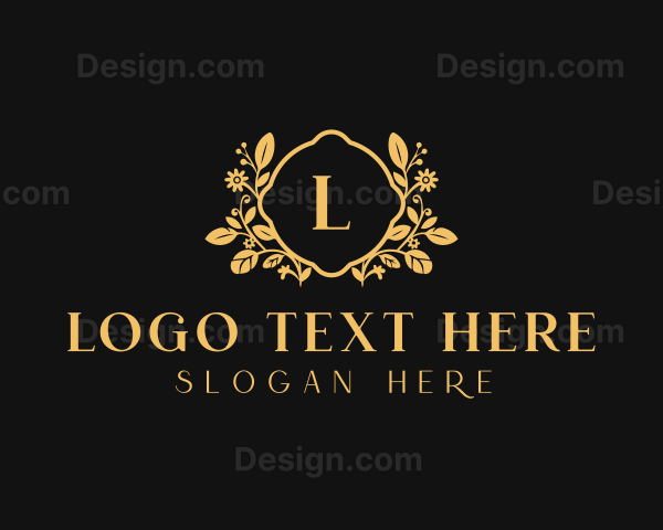 Stylish Floral Boutique Logo