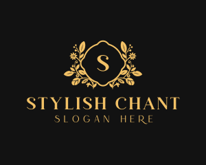 Stylish Floral Boutique logo design