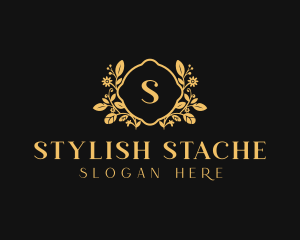 Stylish Floral Boutique logo design