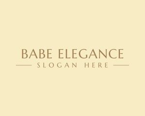 Elegant Luxury Business logo design