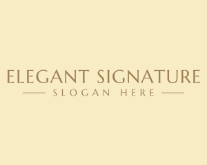 Elegant Luxury Business logo design